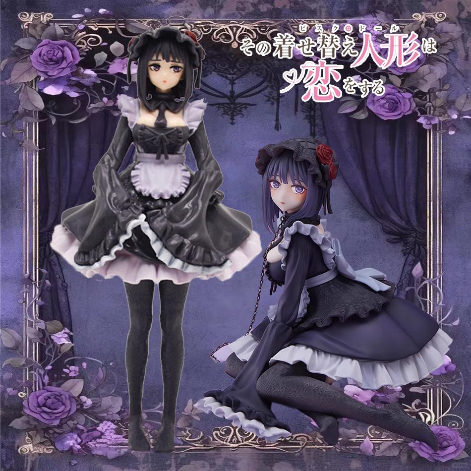 12CM Figura Anime My Dress-Up Darling Kit Costum Menajeră Neagră Figura de Acțiune Kitagawa Marin Figurine Shizuku Kuroe Model Colecție Jucărie