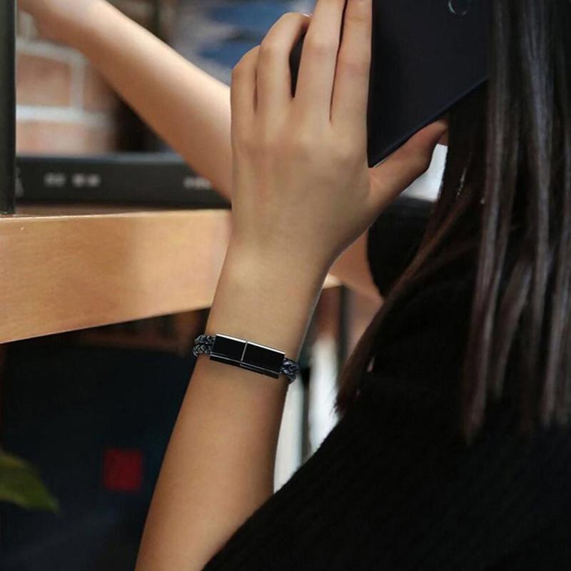 5A Bracelet USB Fast Charging Cable Data Charging Cord USB C Cable for iPhone 14 13 12 11 Samsung HUAWEI Xiaomi POCO Micro Cable Bracelet Accessories