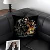 T-The C-Crow Movie Cushion Cover Natural Linen Organic Fabric Double-Sided Printing Sofa Home Decor Gift Pillow Case