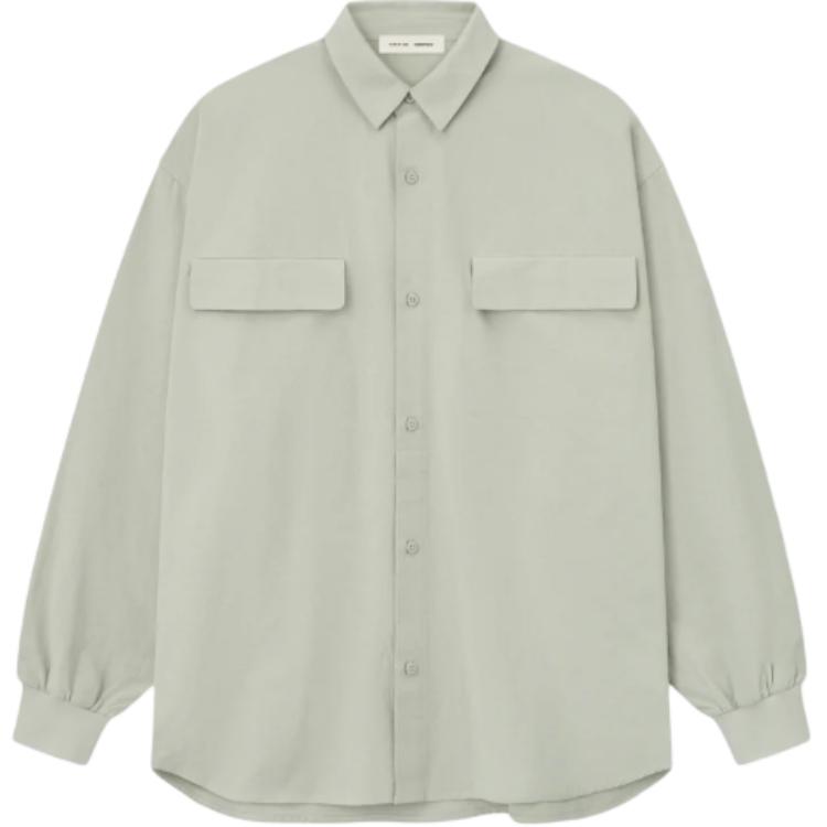 Chemise homme Fear of God Essentials Chemise Oxford 'Abbey Stone' L gray