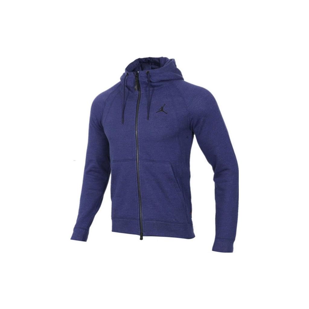 Jordan Brand Full-Zip Hooded Sweatshirt Men Tops Purple 860197-416