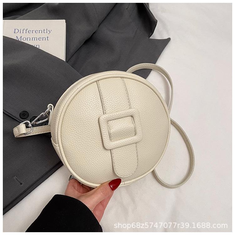Niche design bag 2025 new women's summer popular versatile messenger bag fashion handbag foreign style small round bag
