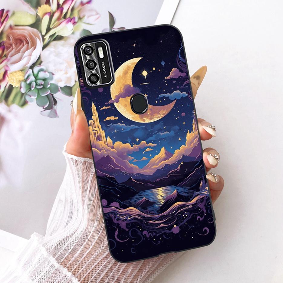 For ZTE Blade A7s 2020 Case A7020 Cute Lion Fashion Painted Cover Soft TPU Matte Phone Case For ZTE Blade A7s 2020 BladeA7s Bags