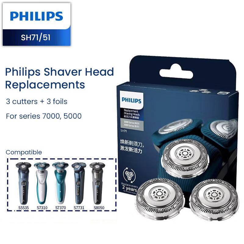 Philips Náhradní holicí hlavy SH71 Vhodné pro pětiúhelníkovou řadu 5000, všechny řady 7000