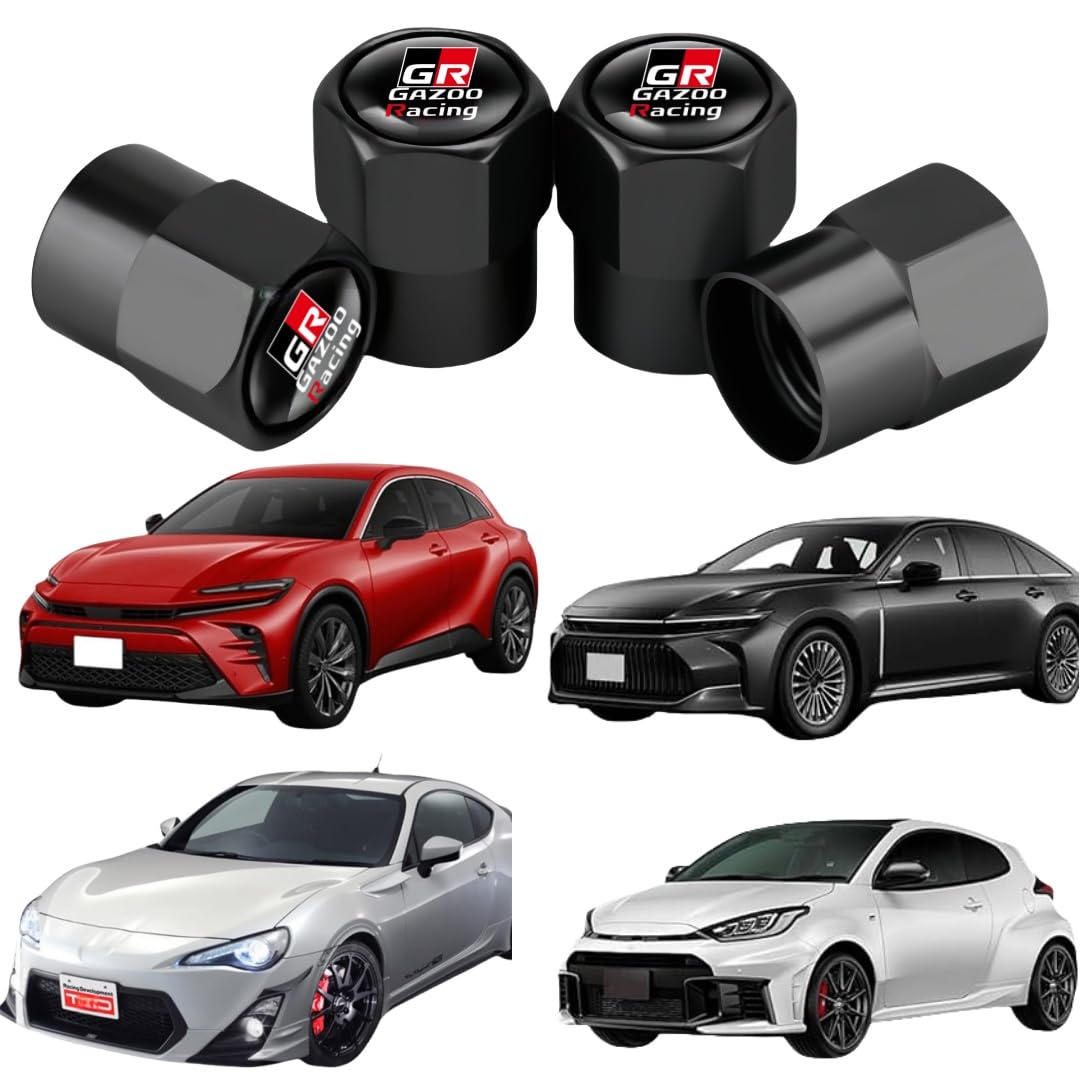 

Алюминиевый колпачок клапана GR, C-HR, Harrier, Crown Alphard, 86, Prius, Camry RAV4, Prado Mark GR чёрный