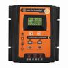 Controler de Încărcare Solară 12V 24V 50A PWM&MPPT Versiune Scurtă Regulator Baterie Panou Solar Afișaj LCD Dual USB