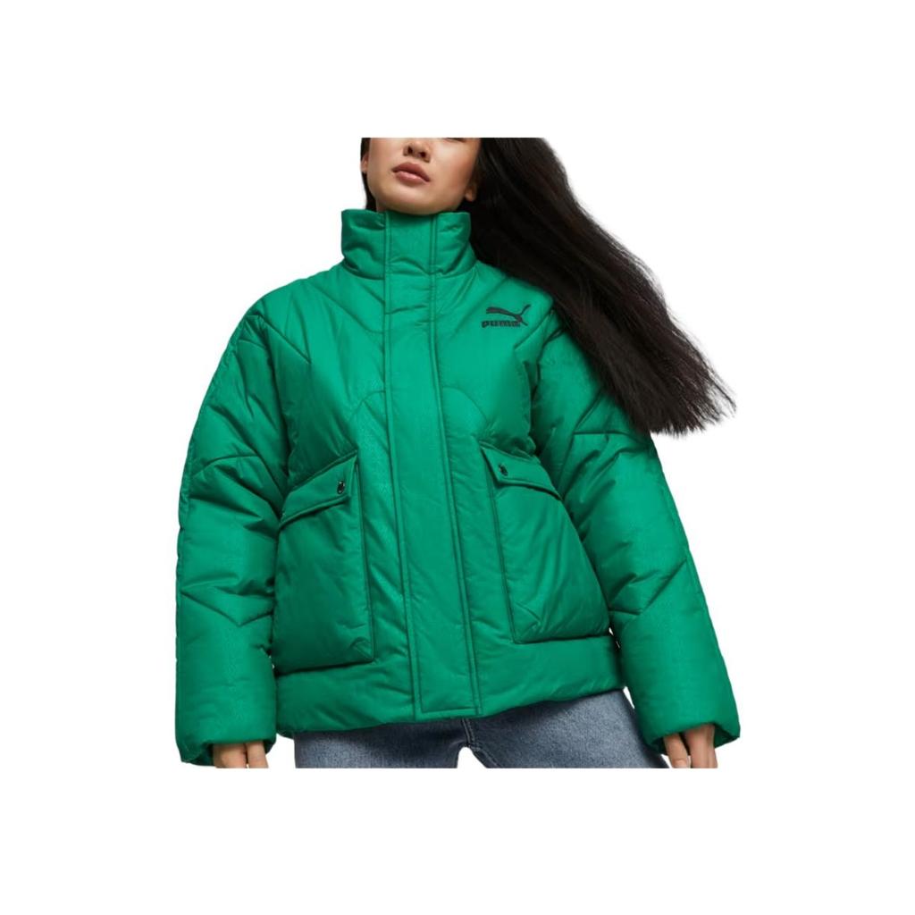 Puma Luxe Sport T7 Fashion Comfortable Versatile Jacket Unisex Jacket Archive-Green 620847-86