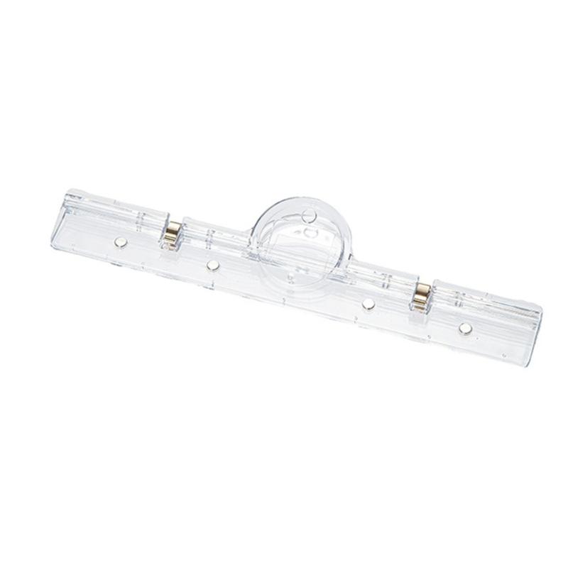 

Long Paper Clamp Clear Acrylics Magnetic Clip File Holder Clip Document Organizers Clamp for Paper File Poster Photo 1