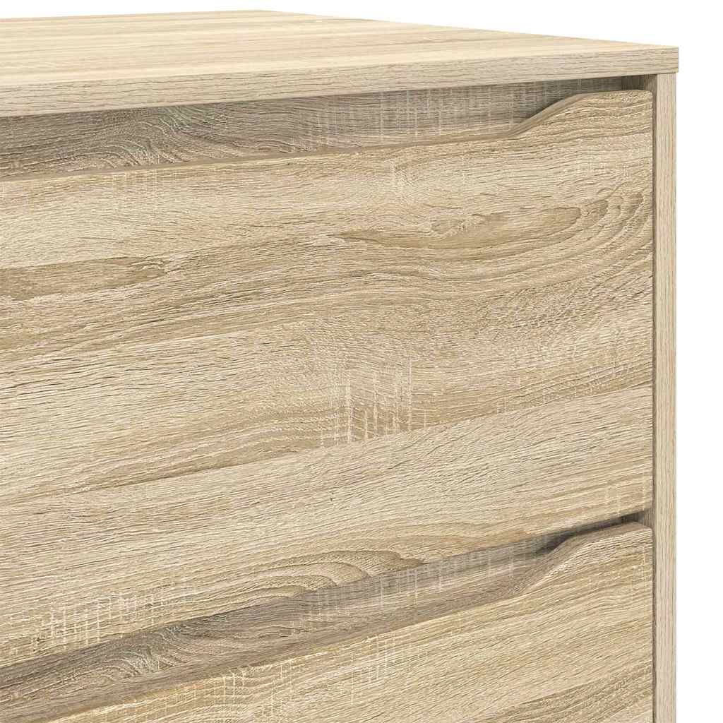 Storage Cabinet Sonoma Oak Finish 40 x 48 x 81 cm Engineered Wood