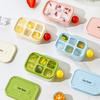 6 Grids Ice Cube Tray With Lid Mini Ice Cube Mold Easy-Release Ice Mould With Removeable Lid Ice Making Mold Diy Ice Cube Tray