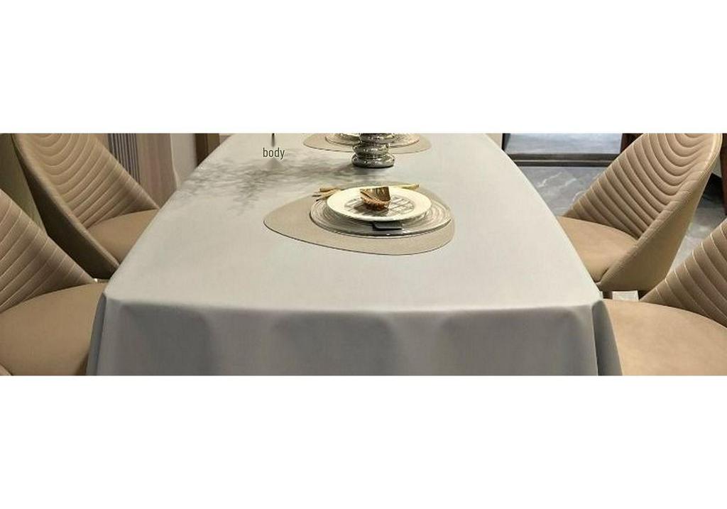 Luxurious Soft Leather Tablecloth - Lightweight, Wash-Free, Perfect for Dining or Coffee Tables, Rectangular or Oval, Popular Choice