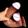 Velké realistické dildo Měkký silikonový penis Skin Feel Cock Ženský masturbátor Anální kolík Obchod Sexuální hračky pro dospělé Strapon Dilda pro ženy