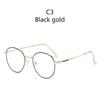 UV Protection Lightweight Comfortable Durable High Quality Retro Alloy Metal Round Shaped Lenses For Both Anti-Blue