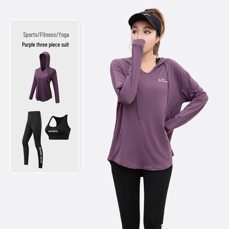 2025 Plus Size Yoga & Fitness Set: Outdoor Running Sportswear for Girls, Slimming Loose Fit