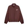 Puma Unisex hnědá teplá outdoorová bunda s vysokým límcem a dlouhým rukávem 636856-13