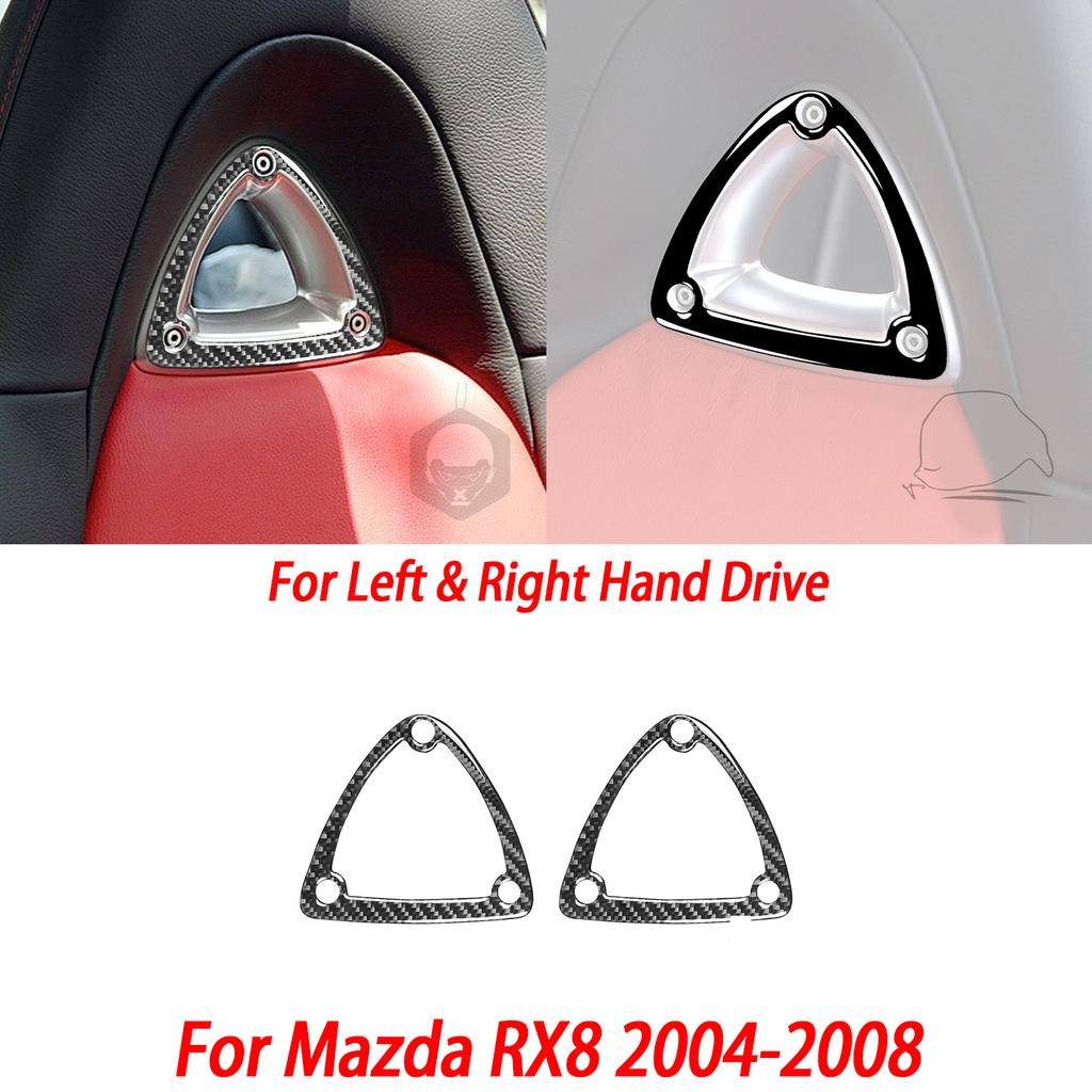 Gloss Black Plastic Car Interior Accessories Sticker AC Radio Door Handle Gear Shift Panel For Mazda RX8 2004-2008 SE3P JM1FE