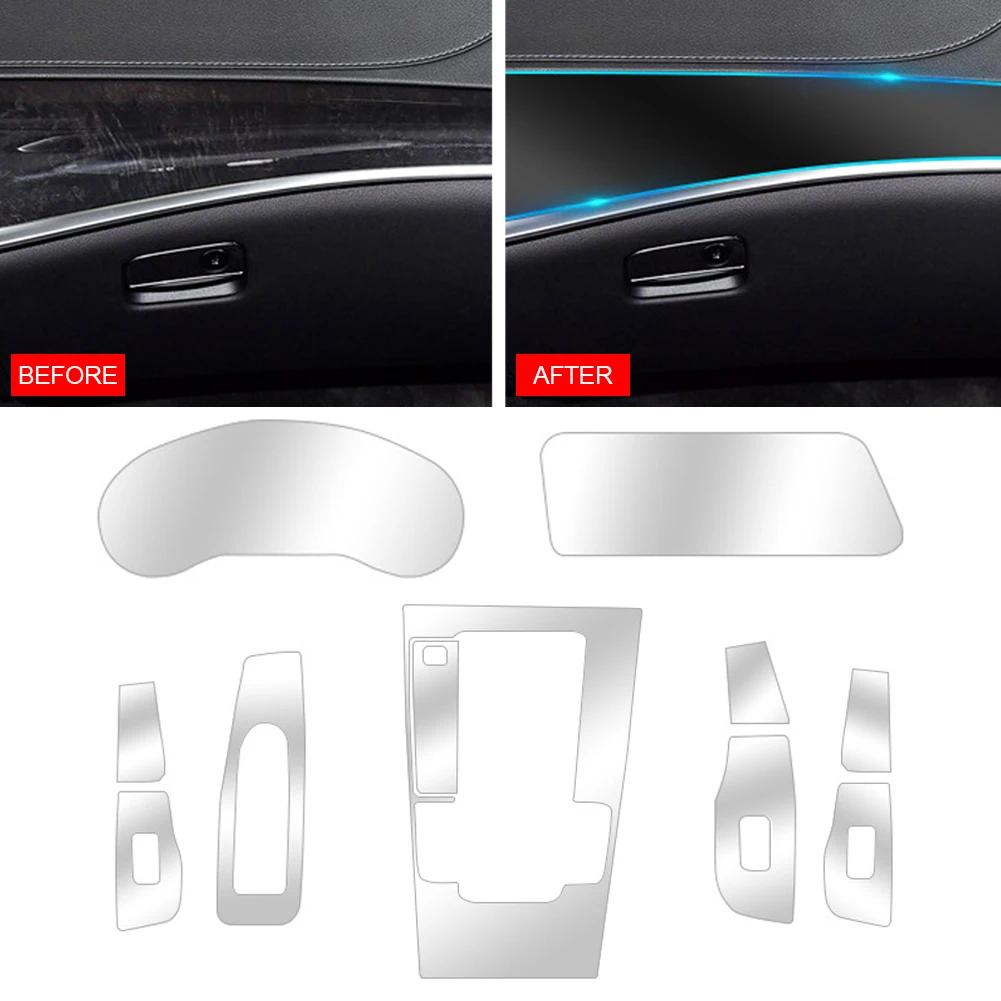 For Mazda 3 Axela 2019-2025 Car Interior Film Center Console Navigation Screen Gear Transparent TPU Protective Film Anti-scratch