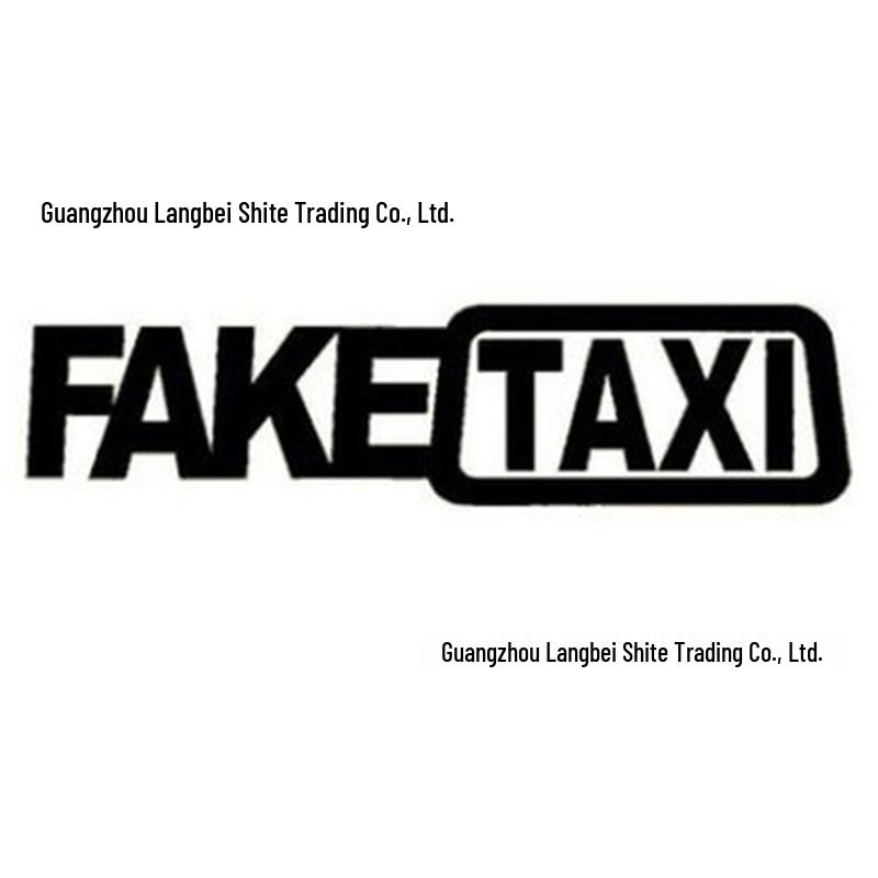Best-Selling Fake Taxi Car Sticker - Hot Cross-Border E-commerce Item
