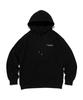 Riding Bike Cat Oversized Hoodie (Black)