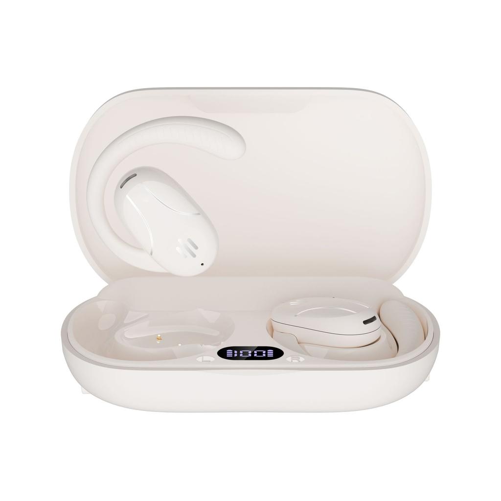 Rotatable Hook Bluetooth Earphones Air-conductive Sound-free Soft Silicone Ear Hangers