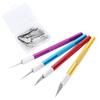 Craft Knife Hobby Chisel Tool Steel Blade Cutting Carving Scrapbooking Art Creation Tool