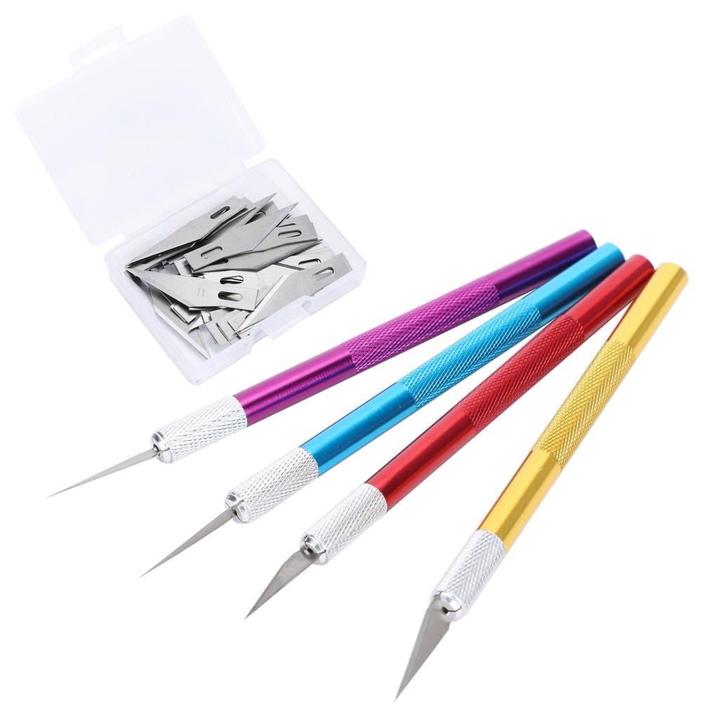 Craft Knife Hobby Chisel Tool Steel Blade Cutting Carving Scrapbooking Art Creation Tool