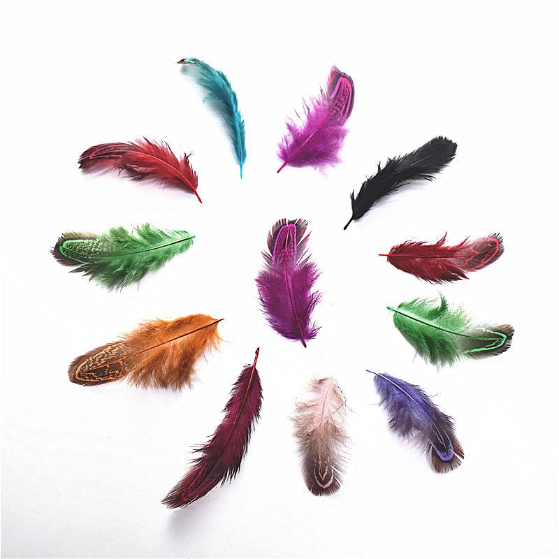 20/100Pcs Pheasant Feathers For Crafts Diy Marabou Feathers Jewelry Making Wedding Decoration Pluma Handicraft Accessories 4-8Cm