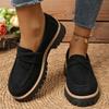 Foreign trade large size British style small leather shoes women's spring and autumn new fashion versatile solid color casual thick heel platform 