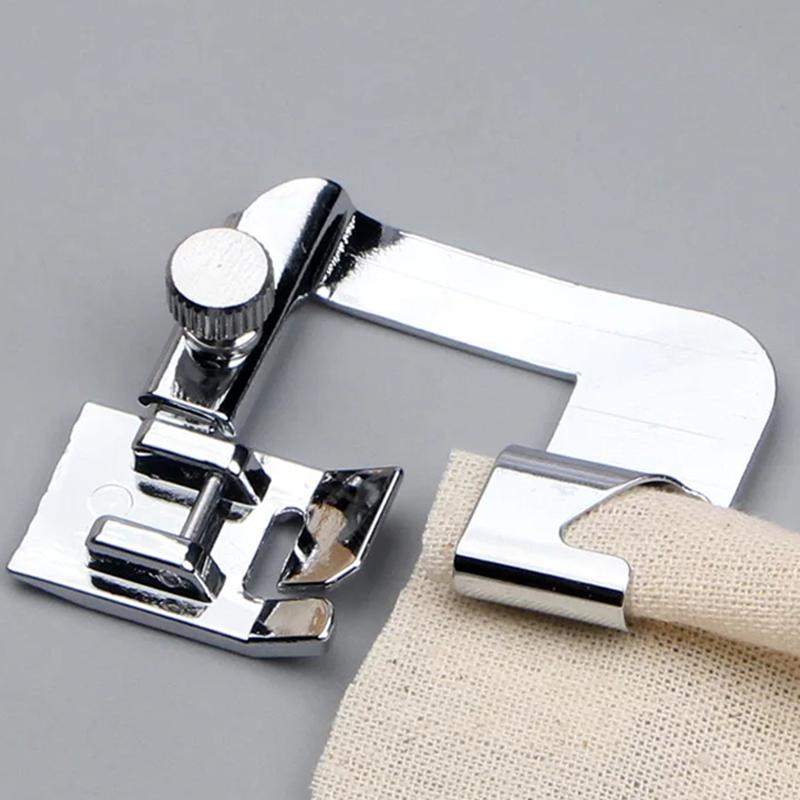 6 Pcs Sewing Machine Foot Press Foot Rolled Hem Feet Household Multi Functional Sew Accessories Hemming Foot Roll Hem Foot
