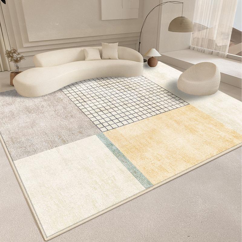 Modern Style Living Room Decoration Line Carpet Fluffy Soft Rugs for Bedroom Abstract Design Plush Rug Home Thickened Floor Mat