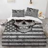 Skeleton 3D Duvet Cover Men Women/Children KID Printing Gothic Skeleton Bedding Set Comforter Bed Soft Single Double Large Size