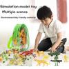 30/32/34pcs Set  Dinosaur Toy Educational Toy Simulation Dinosaur AnimalModel Toy