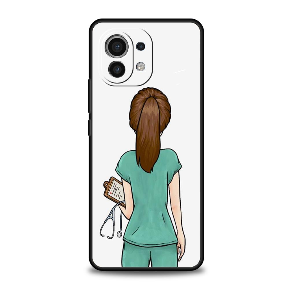Phone Case For Xiaomi Mi 15 14 13 12 11 Lite 14T 13T 12T 11T Pro Poco X6 X5 M3 X3 Pro F5 F4 Cover Doctor Nurse Medical Medicine