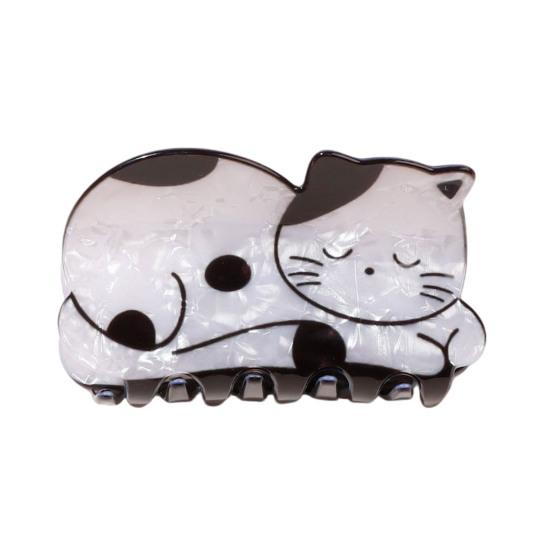 Small Claw Hair Clips for Women Girls Cute Cat Mini Jaw Clips for Thin Hair Nonslip Hair Styling Accessories
