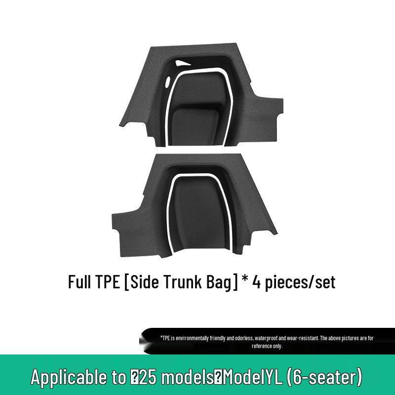 25 Tesla Model YL Floor Mats - Dirt-Resistant, Waterproof TPE Mats