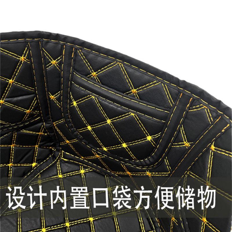 PU Motorcycle Seat Cushion Pad Piaggio Medley 150 - Waterproof Anti-Slip Shock Absorbing Inner Liner Foam Padding Black
