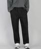Seinteukeulu Plain Tapered Cotton Pants Rtp-380 Black