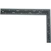 Shinwa Sokutei Flat Square, Black, White Graduations, 200mm X 300mm, 62359