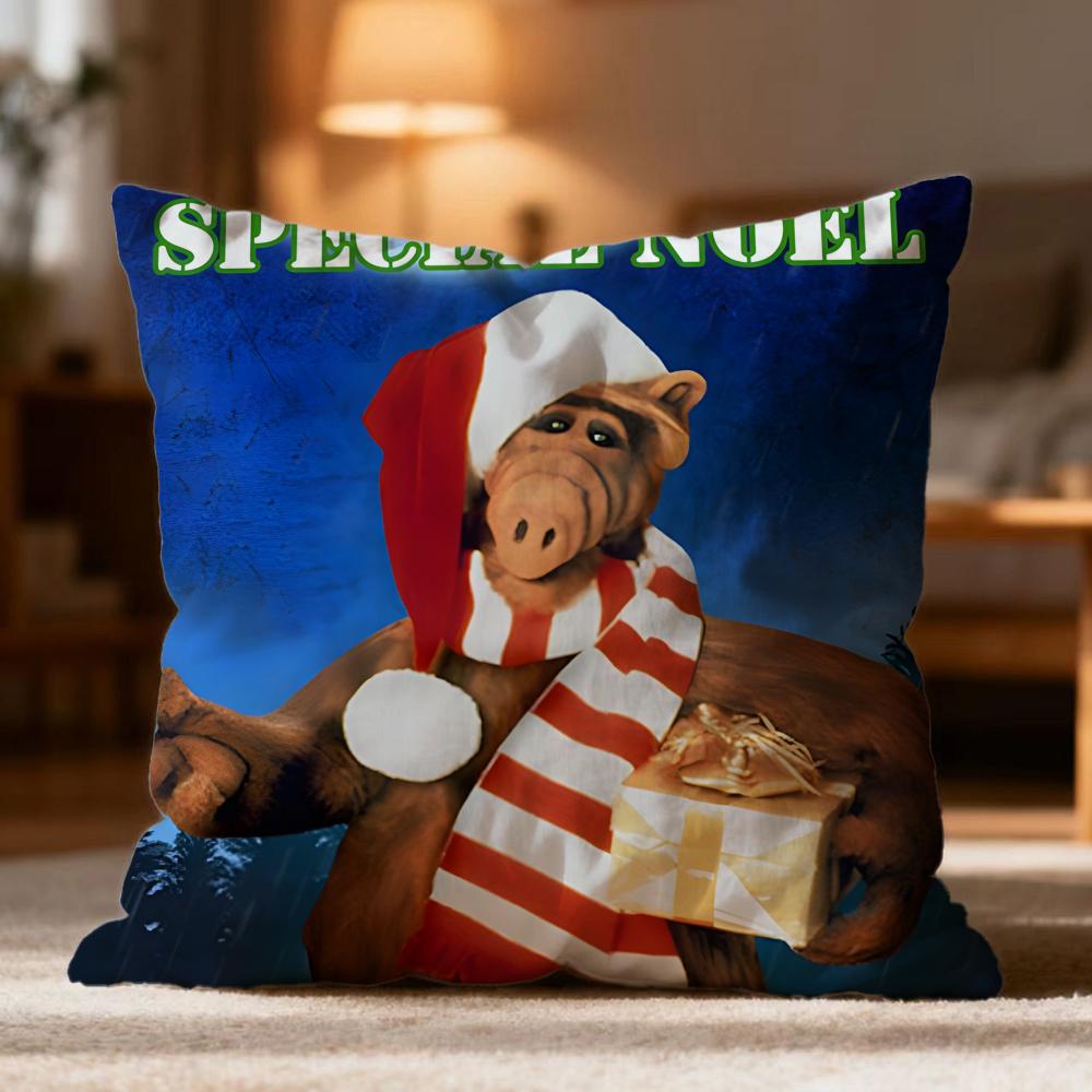 Popular AALFer Cushion Cover Soft Washable Pillow Case Multi-Scene for Couch Bed Travel Office Use