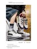 Men's Spring 2025 Breathable Casual Sneakers - Non-Slip Soft Sole, White Trendy Dad Shoes