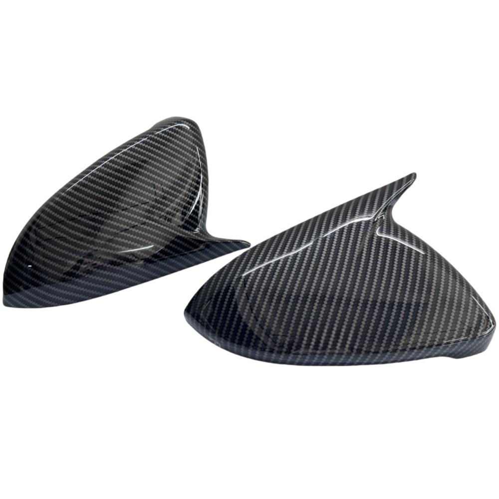 Pair Door Side Rearview Mirror Covers Caps Wing Mirror Tools Case For VW Golf MK7 MK7.5 R GTI GTD 2014-2019 Touran Accessories
