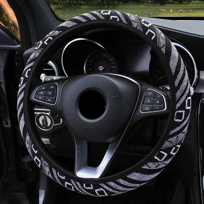 Universal Elastic Car Steering Wheel Cover Ethnic Style Car Accessories 37-38cm Auto Decoration Steering Wheel