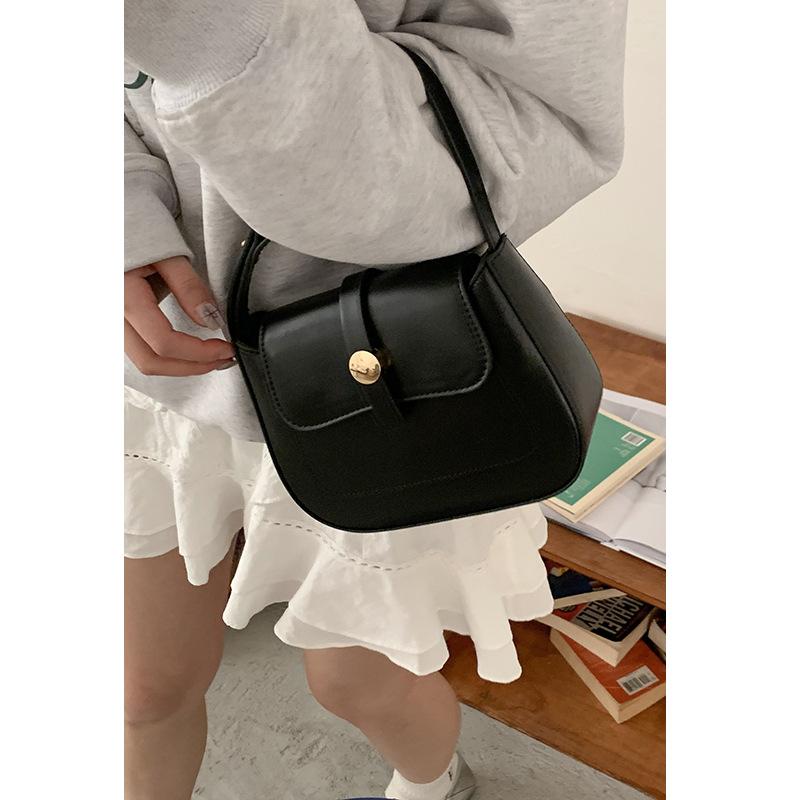 Bag Women's 2025 Spring New Niche Textured Versatile Small Square Bag Simple One Shoulder Oblique Span Bag Handbag