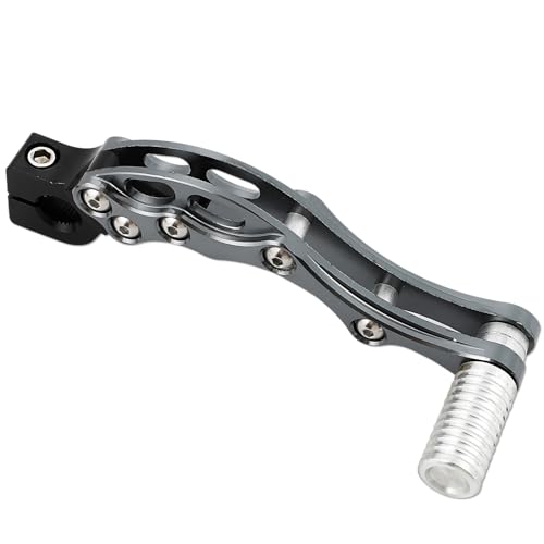 

Rubonarie Kick Pedal Aluminum Motorcycle Universal Scooter Dio DIO ZX JOG Zoomer Today Dress Up Motorcycle Brake Shift Pedal (Black)