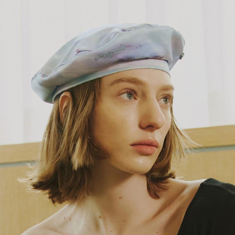 

poesiedame [Укрытие] Берет из мраморного атласа FREE