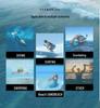 3mm Super Elastic Diving Cap with Shoulder Attachment for Cold Water Protection