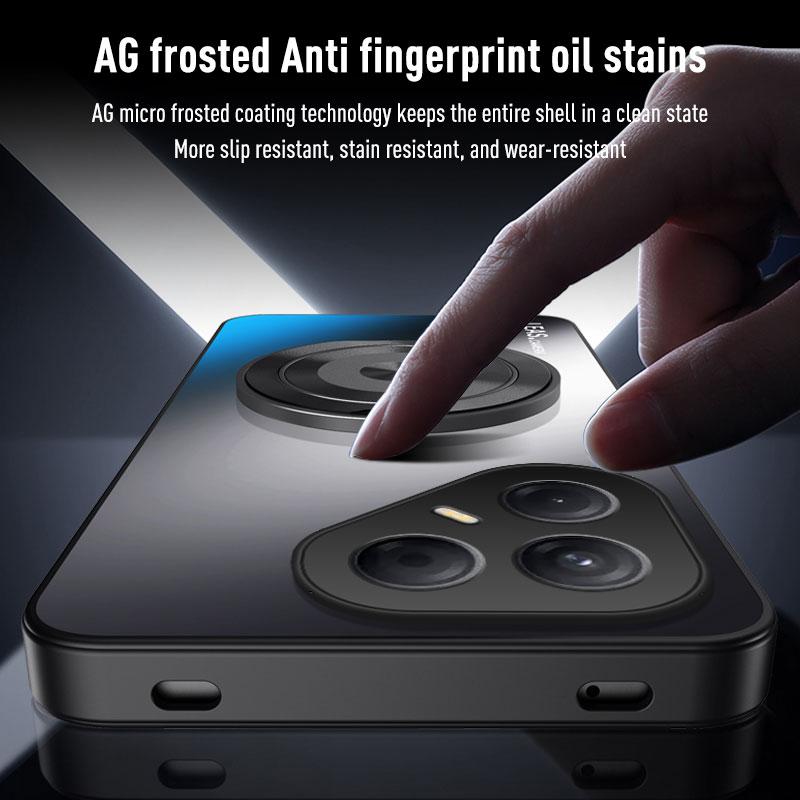 EUCAGR For Tecno Pova 7 5G AG Frosted Soft TPU+PC Matte Stand Back Cover For Tecno Pova7 5G Phone Cases Protector Coque