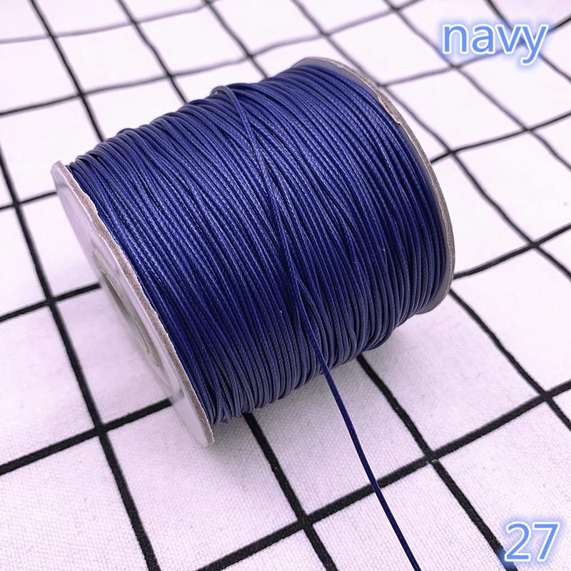 0.5 0.8 1.0 1.5 2.0mm Waxed  Cord Waxed Thread Cord String Strap Necklace Rope Bead DIY Jewelry Making for Bracelet
