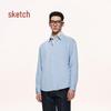 CROQUIS Men's Relaxed Fit Cotton Long Sleeve Shirt