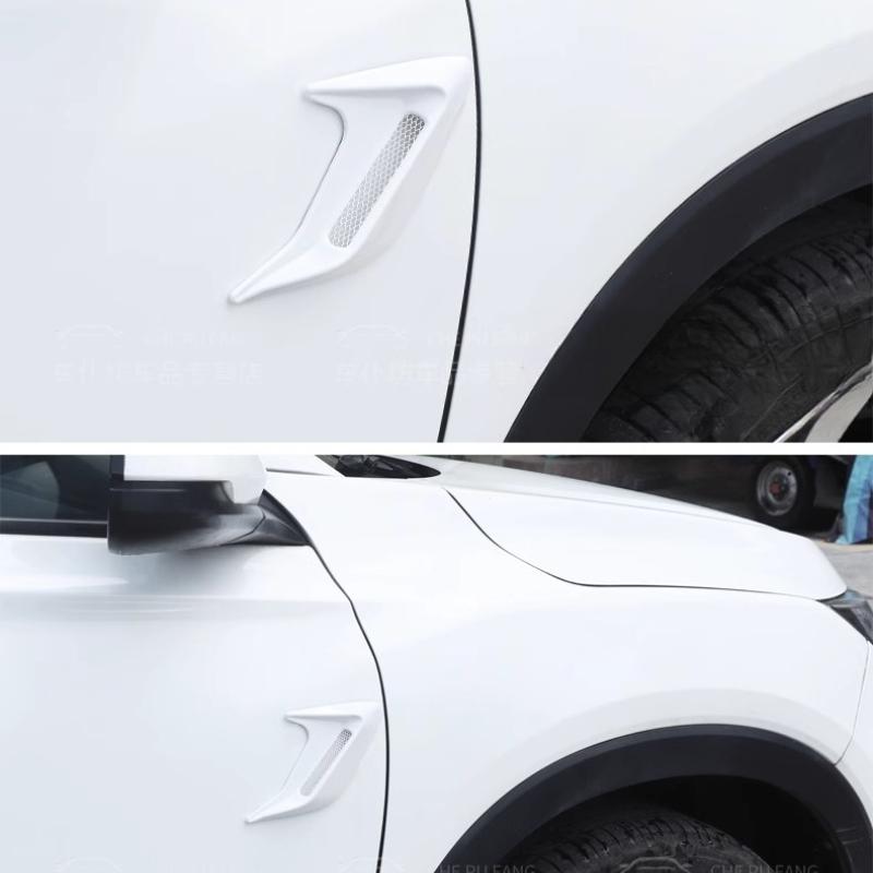 Car Front Bumper Decor Sticker Side Air Vent Car Splitter Wing Spoiler Canard Car decoration Universal